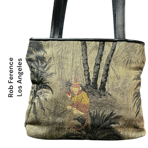 RobFerence Los Angeles Monkey Tapestry Shoulder‎ Bag - Picture 2 of 4